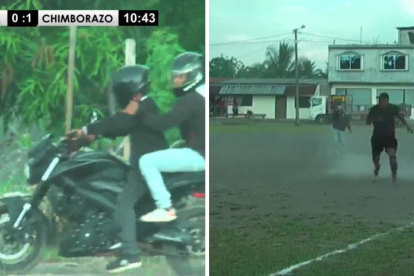 Momentos de horror vivieron los asistentes de un encuentro deportivo en El Coca Orellana. El crimen quedó grabado en imágenes.