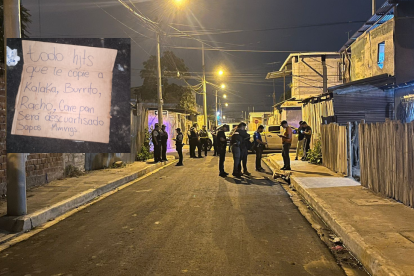 El hallazgo en Puerto Bolívar se dio el 15 de septiembre por la noche.