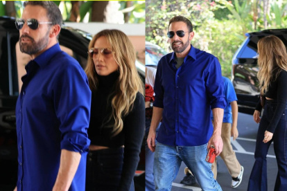 Jennifer López y Ben Affleck de vacaciones con sus hijos.