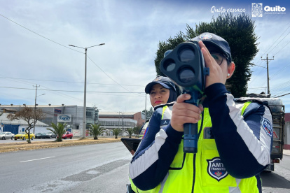 En la av. Panamericana Norte y Leónidas Proaño se realizó un control preventivo el 14 de septiembre.