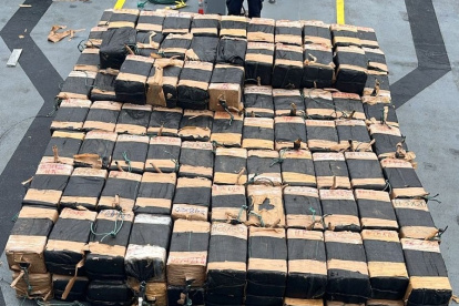 Los bultos con droga fueron decomisados y trasladados en cadena de custodia.