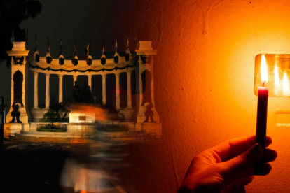 La ciudad se alista para el apagón nacional.