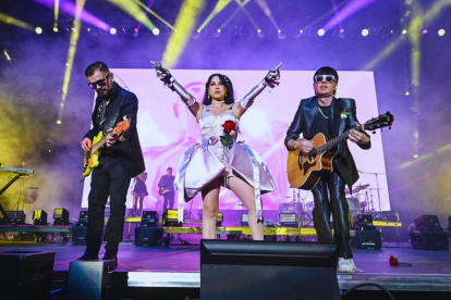 Ricardo Arreola, Denisse Guerrero y Edgar Huerta, integrantes de Belanova.