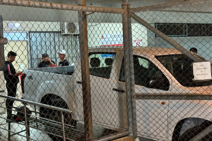 En este lugar ocurrió el doble crimen. Las autoridades investigan el hecho.