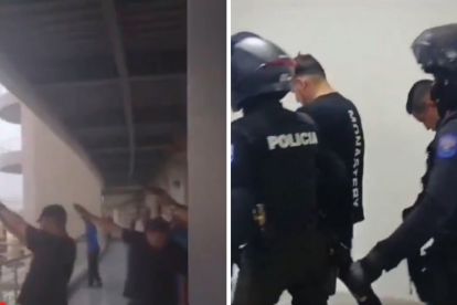 Moradores del sector dieron la alerta a la Policía Nacional; hay cuatro detenidos,