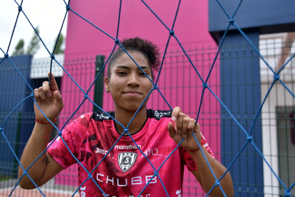 Nayely Bolaños lleva marcados 18 goles en 19 juegos con Dragonas en la Superliga.