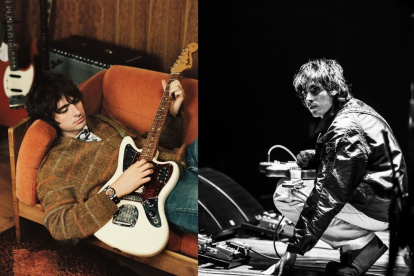 Gene Gallagher se presentó en la semana de moda en Milán.