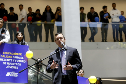 El presidente de la República, Daniel Noboa.