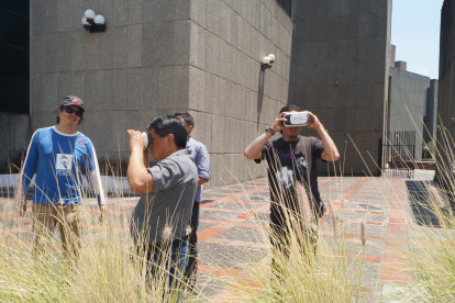 Cuenca. Visitantes al complejo arqueológico cumplen recorrido virtual.