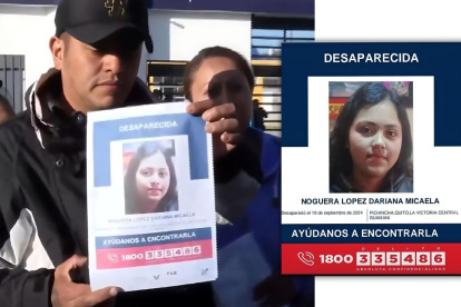 Los padres de Dariana Noguera protestaron en los exteriores del plantel educativo.