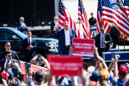 El candidato republicano a la Presidencia de Estados Unidos, Donald Trump, participó de un mitin en la localidad de Wilmington, en el estado de Carolina del Norte, el sábado 21 de septiembre.