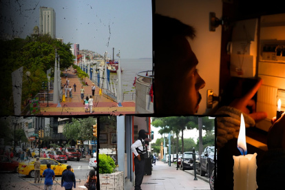 Crisis energética provoca una extensa jornada de apagones en la ciudad de Guayaquil.