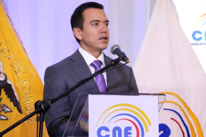 Daniel Noboa plantea en su reforma que el Estado deje de financiar a los partidos políticos para las elecciones.