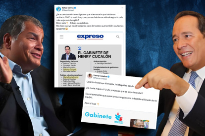 El precandidato presidencial y expresidente cruzaron comentarios en X.