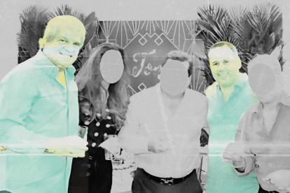 En el expediente del caso Pampa reposan varias imágenes en las que figuran ambos durante un cumpleaños.