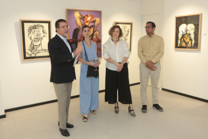 Xavier Castro, Doménica Borges, Pili Estrada y Enrique Suárez.