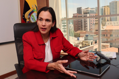 La ministra de Ambiente, Inés Manzano, conversó con EXPRESO de la situación climática del país.