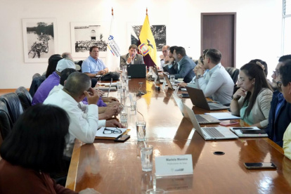 El consejo consultivo del maíz se reunió en Quito la tarde de este martes 24 de septiembre.