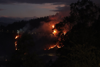 Los incendios en Quito han complicado la calidad del aire de la ciudad.