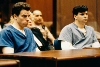 Hermanos Menéndez durante su juicio en 1994