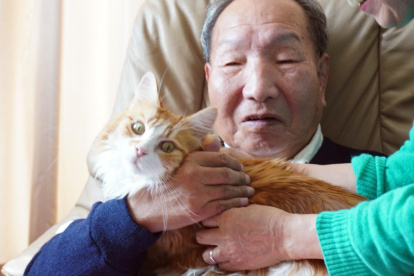 Iwao Hakamada en su casa en Hamamatsu, Prefectura de Shizuoka, Japón, el 8 de febrero de 2024