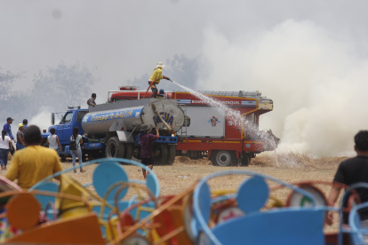 Los bomberos lograron controlar la emergencia pasado el medio día del 26 de septiembre.