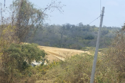 Vista de los terrenos en donde funcionará la nueva cárcel de máxima seguridad en Santa Elena.