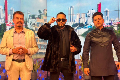 Rey Vásquez, Santiago Castro y Poncho Quintero.