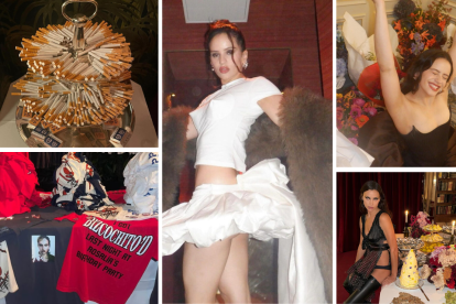 Hubo de todo, desde celebridades como Irina Shayk hasta una torta de cigarrillos.