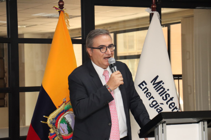 El ministro de Energía, Antonio Goncalves.