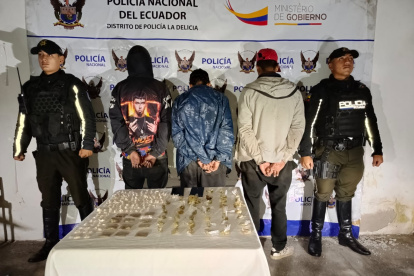 Los tres detenidos en el norte de Quito tienen antecedentes penales.