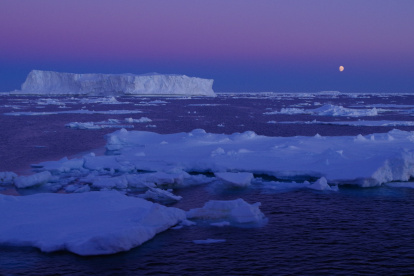 Deshielo en el Océano Antártico. Fotografía facilitada por Jiuxin Shi.