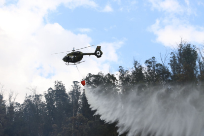 tras cuatro días de incendios en Quito, los Bomberos lograron controlar las llamas