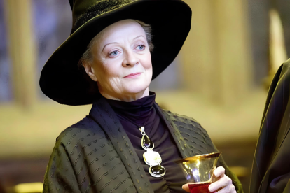 Smith interpretó a la profesora Minerva McGonagall.