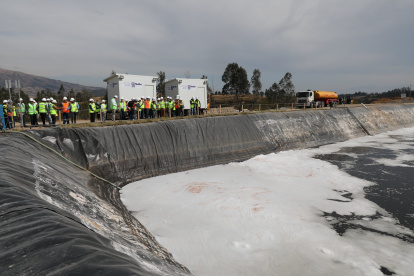 Relleno. El Cubeto 11 contará con un sistema de drenaje de lixiviados.