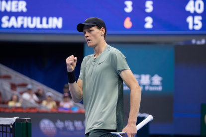 Sinner hasta este domingo 29 de septiembre había pasado a cuartos de final del Open de China.