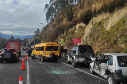 Un siniestro de tránsito dejó a cinco personas heridas.