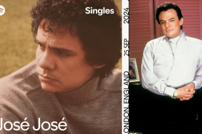 Spotify sorprende con el sencillo "Ya no pienso en ti" del difunto cantante José José.