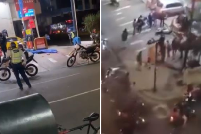 Reporte. En las calles primero de mayo y Avenida Quito, hubo un caso de sicariato