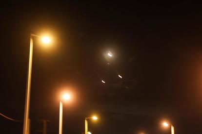 Proyectiles sobrevuelan la Alta Galilea, al norte de Israel, el 1 de octubre de 2024.