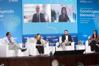 Panel. El Encuentro Internacional sobre salud mental contó con autoridades académicas y del sector de la salud.