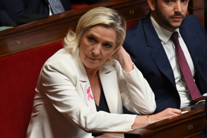 Líder de extrema derecha en Francia, Marine Le Pen.