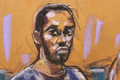 Sean Diddy en la audiencia