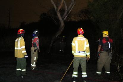 Incendio forestal en la avenida del Bombero con sentido hacia Vía a la Costa.
