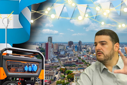 El funcionario indicó que se iluminará la ciudad con generadores.