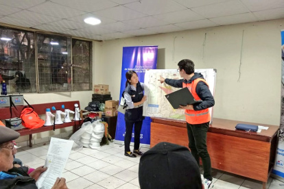 Kits. Serán usados en el simulacro del sábado 5 de octubre en La Gasca