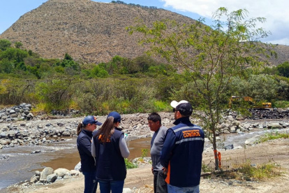 Sanción. Una minera en Guayllabamba contaminaba el río Pisque.