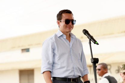 El presidente de la República, Daniel Noboa Azín.