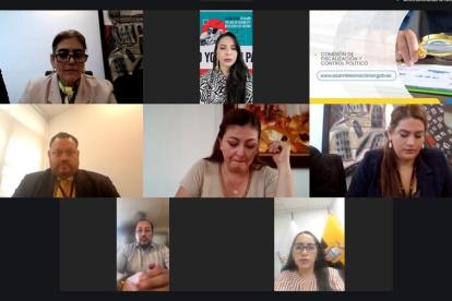 La Comisión de Fiscalización sesionó este 3 de octubre para la actuación de la prueba testimonial de descargo presentada por la ministra Mónica Palencia, en el trámite del juicio político en su contra.