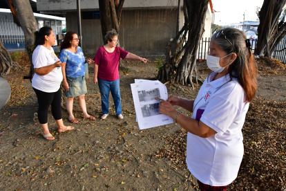 Espacios Un grupo de moradoras insisten en que existe el terreno suficiente en el parque de la iglesia para instalar máquinas de ejercicios para el uso de los adultos mayores.